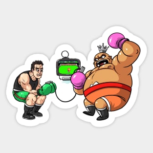 Little Mac and King Hippo Sticker